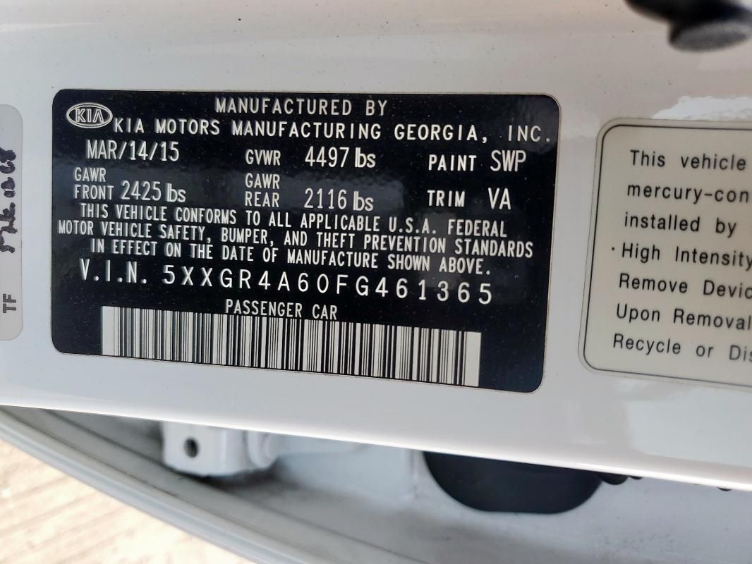 2015 KIA Optima SX