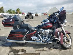 Salvage motorcycles for sale at Fresno, CA auction: 2013 Harley-Davidson Flhtcuse CVO Ultra Classic Electra Glide