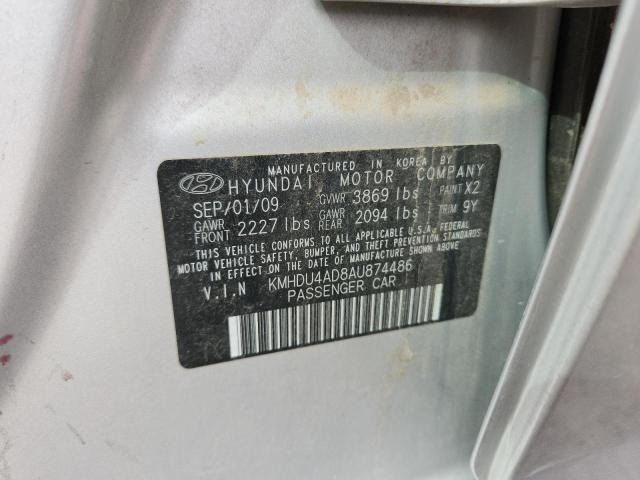 2010 Hyundai Elantra Blue