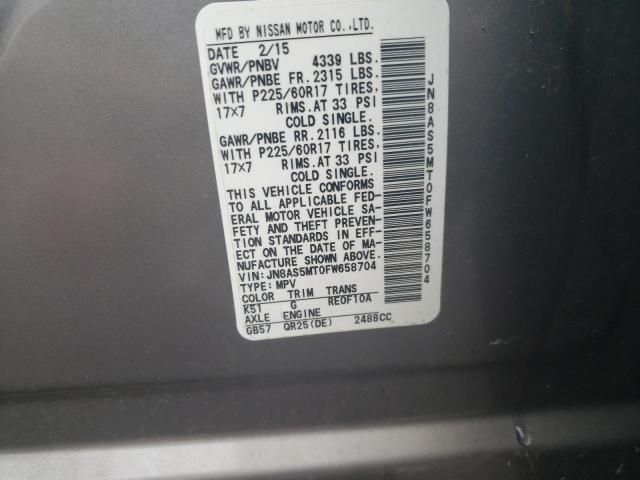 2015 Nissan Rogue Select S