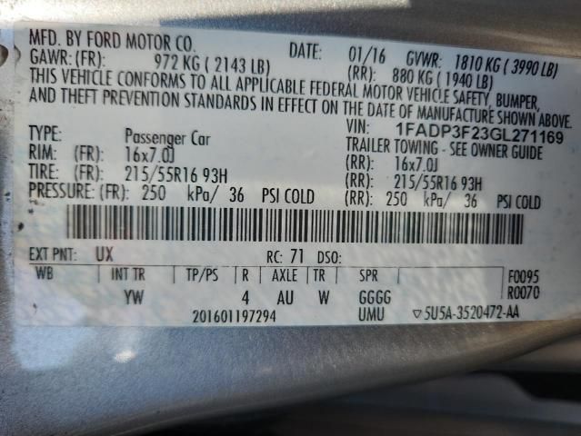 2016 Ford Focus SE