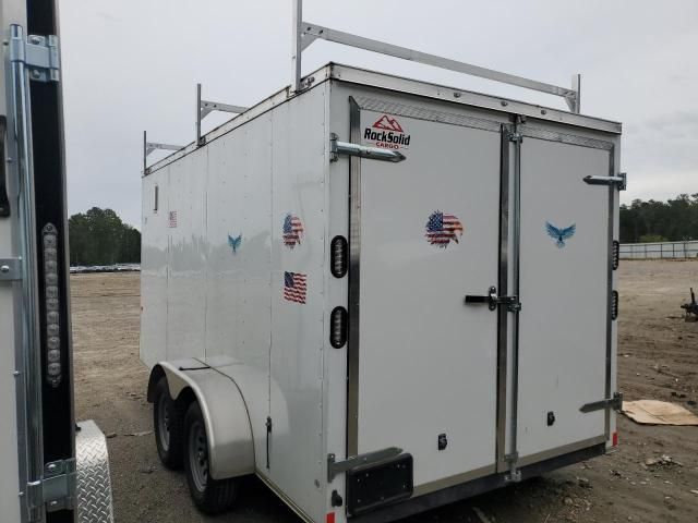2024 Rock Solid Carg O 7 X 14 TA Enclosed Cargo TRA