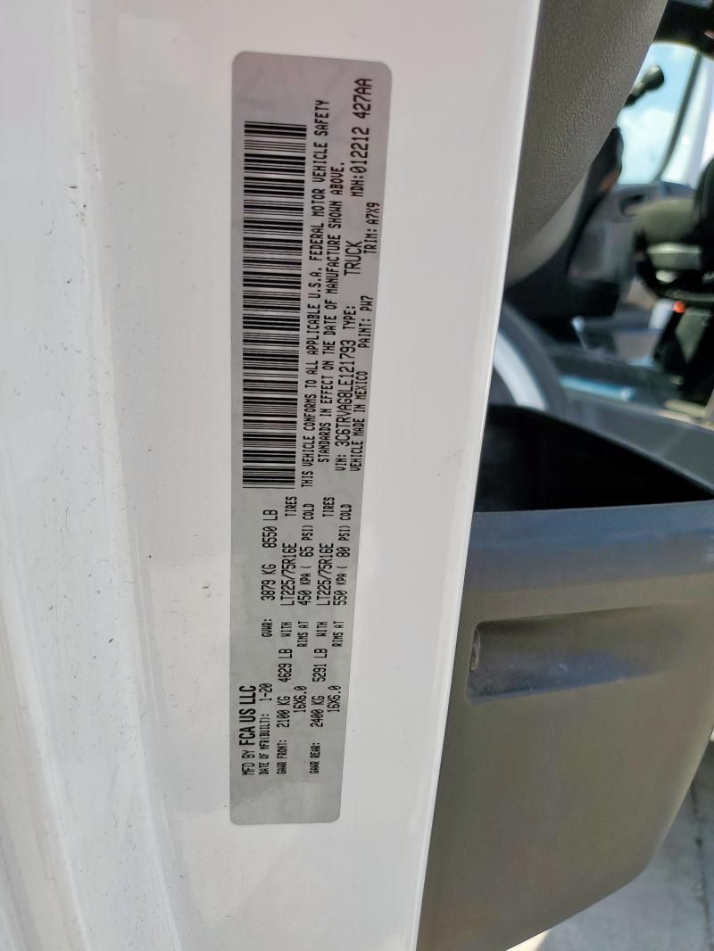 2020 Dodge RAM Promaster 1500 1500 Standard