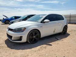 Volkswagen GTI salvage cars for sale: 2015 Volkswagen GTI