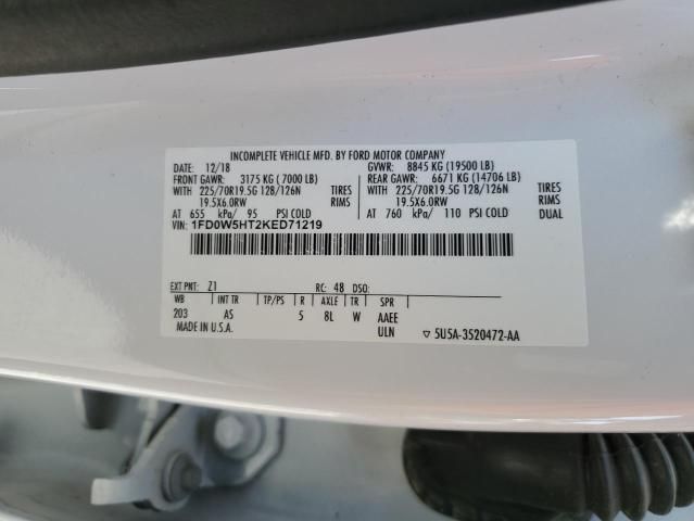 2019 Ford F550 Super Duty