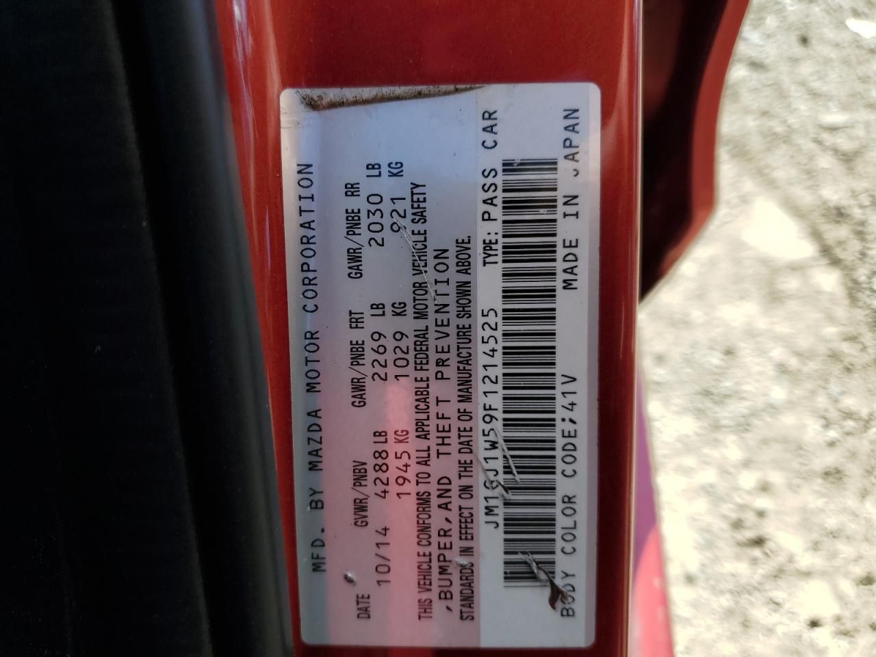 2015 Mazda 6 Grand Touring