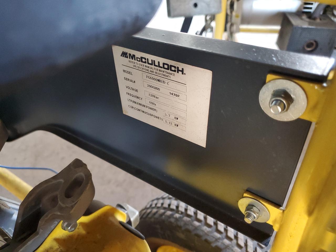 2006 Mcculloch FG6000MK Generation