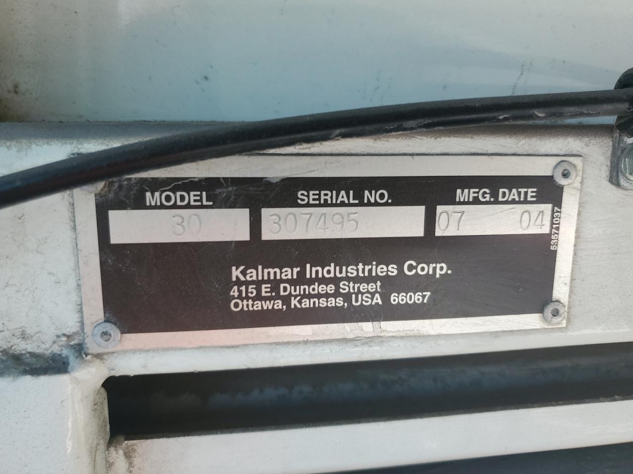 2006 Kalmar 2004 Kalmar 30 Yard Truck