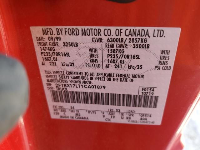 2000 Ford F150