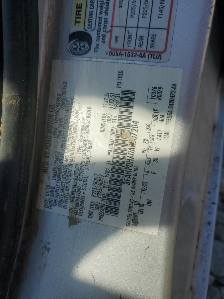 2010 Ford Fusion se