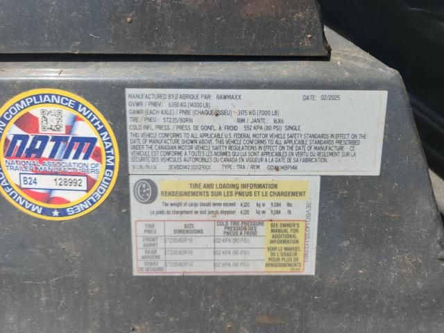 2025 Rawmaxx GDXK14BP14K Dump Trailer