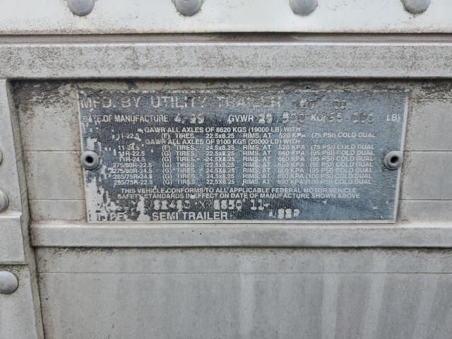 1999 Utility VS2R Refrigerated Van Trailer