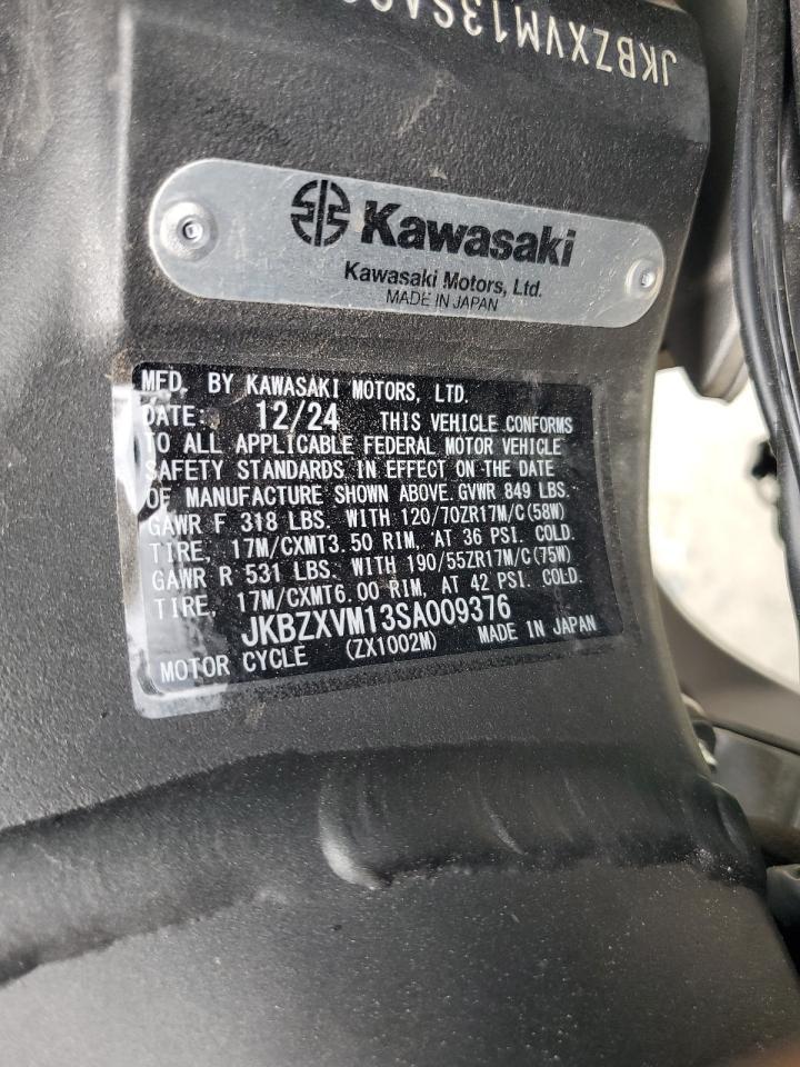 2025 Kawasaki ZX1002 M