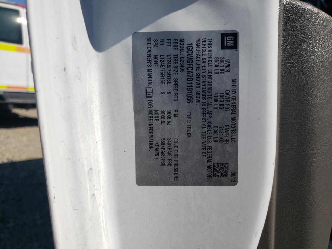 2013 Chevrolet Express G2500