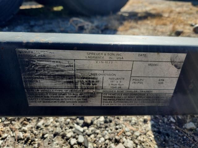 2004 Boat 2004 Spreuer & SON Boat Trailer
