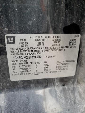 2016 Chevrolet Suburban C1500 ltz