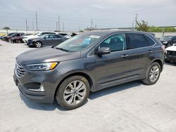 Ford Edge Titanium salvage cars for sale: 2019 Ford Edge Titanium