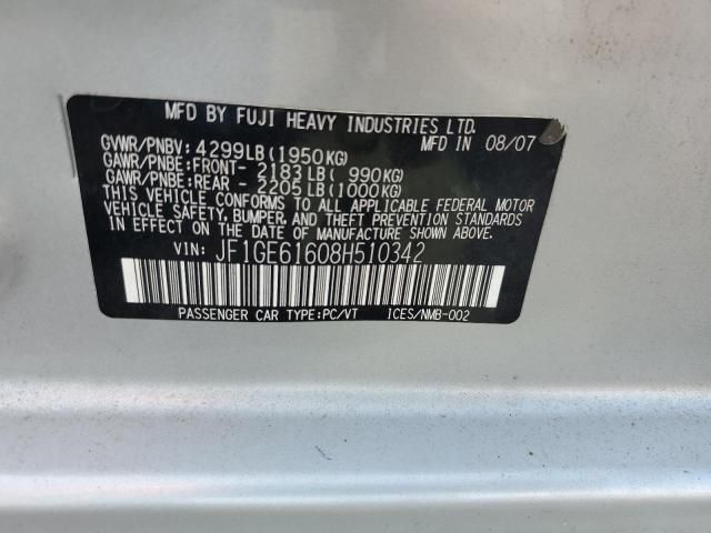 2008 Subaru Impreza 2.5I