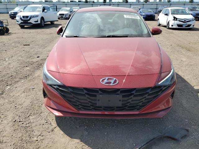 2022 Hyundai Elantra Blue
