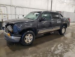 Salvage trucks for sale at Avon, MN auction: 2003 Chevrolet Avalanche K1500