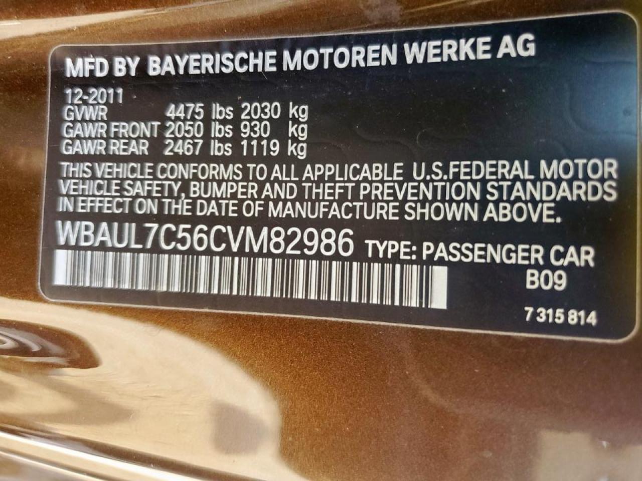 2012 BMW 128 i