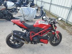 Salvage motorcycles for sale at Harleyville, SC auction: 2014 Ducati Streetfighter 848