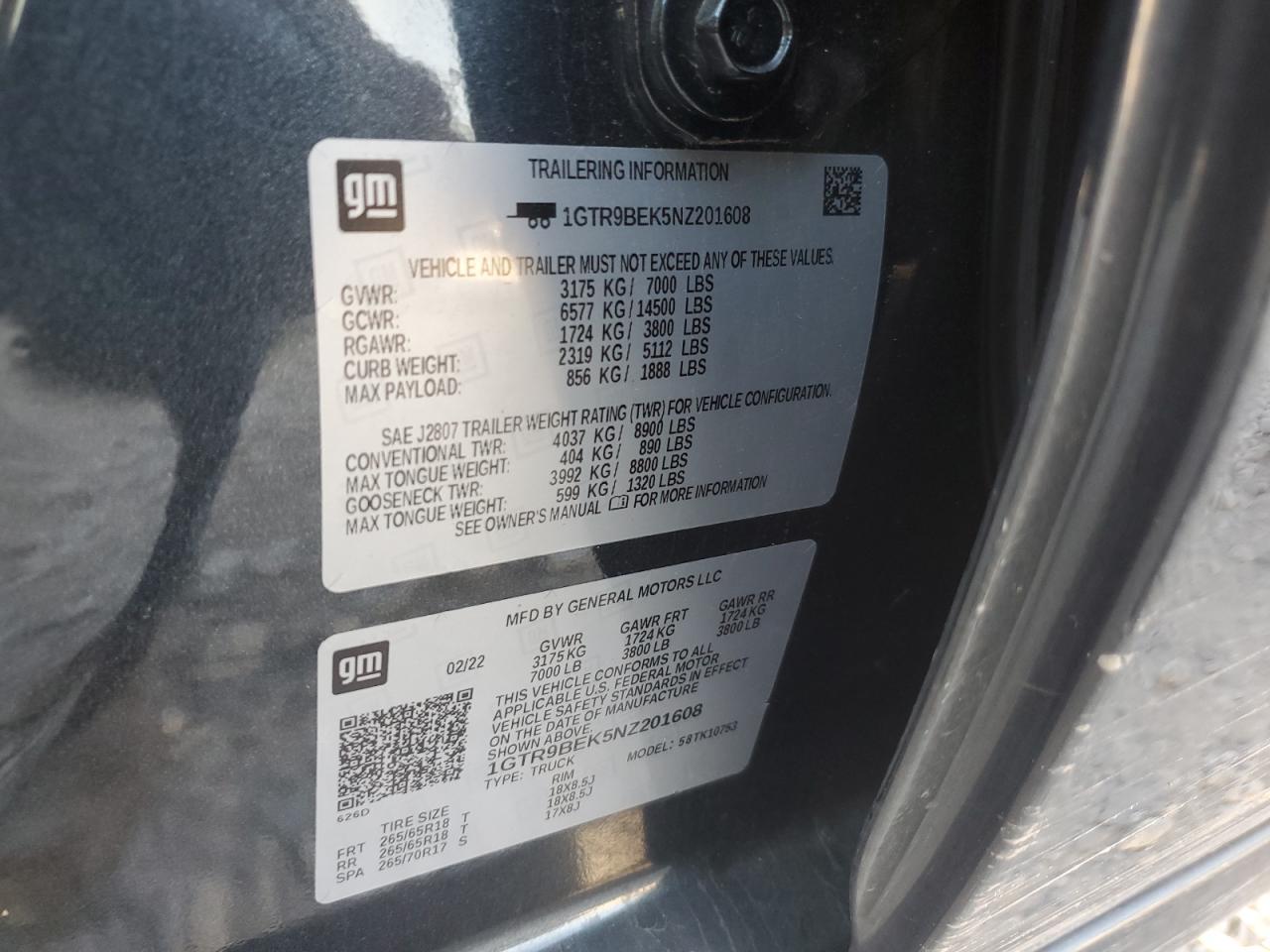 2022 GMC Sierra Limited K1500 SLE