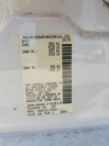 2019 Nissan Altima S