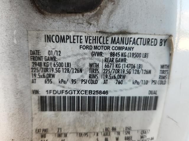 2012 Ford F550 Super Duty