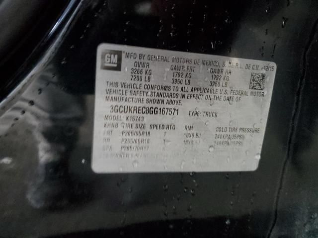 2016 Chevrolet Silverado K1500 LT