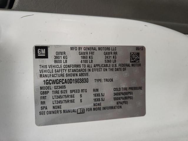 2013 Chevrolet Express G2500