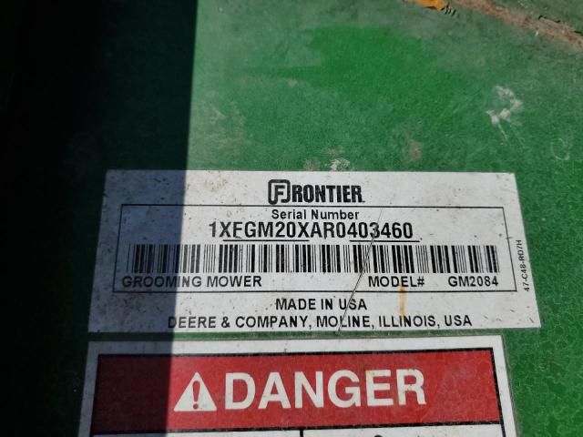 2024 Frontier GM2084 Rotary Mower