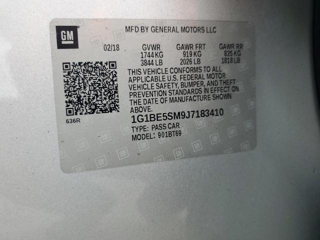 2018 Chevrolet Cruze lt