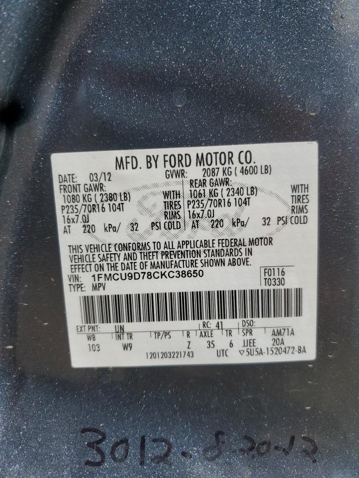 2012 Ford Escape xlt