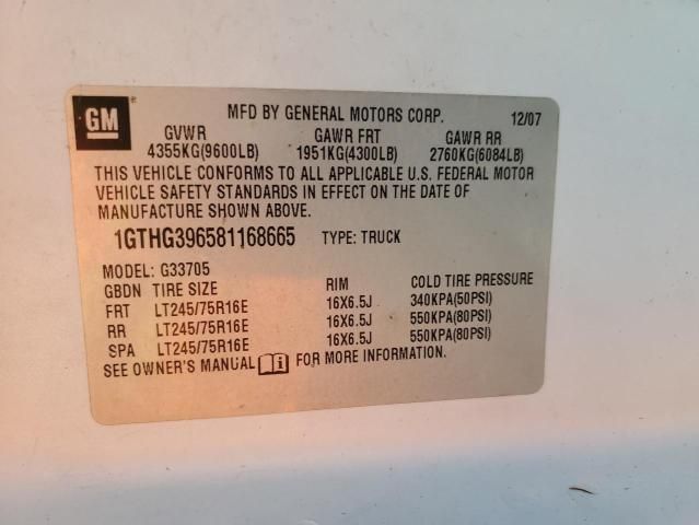 2008 GMC Savana G3500