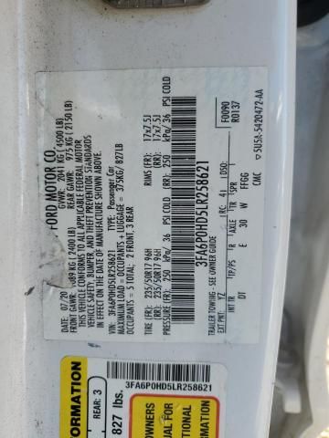 2020 Ford Fusion SE