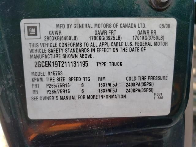 2001 Chevrolet Silverado K1500