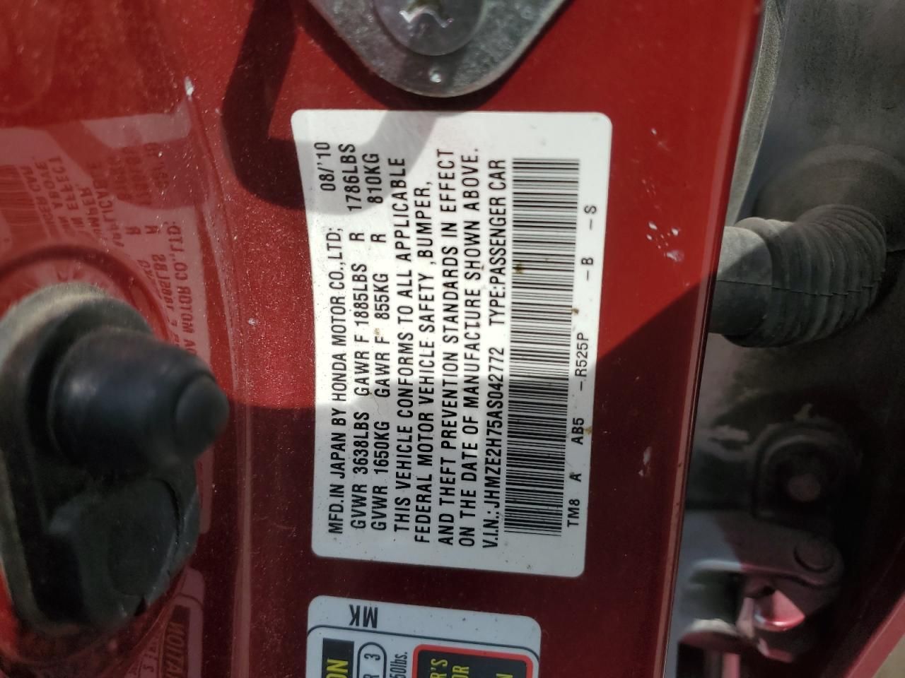 2010 Honda Insight ex