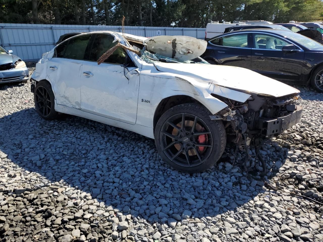 2018 Infiniti Q50 red Sport 400