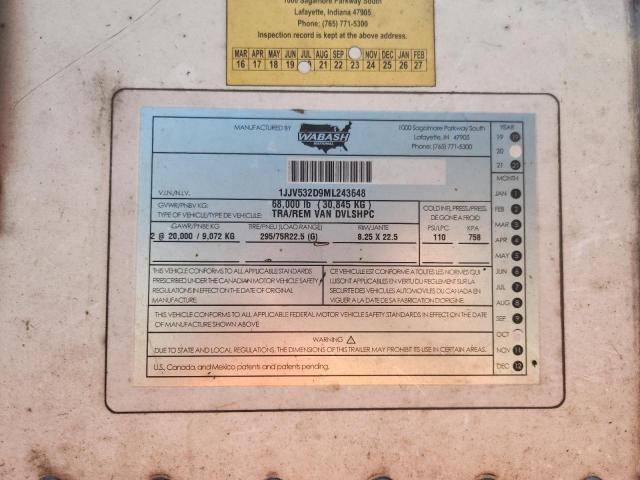 2021 Wabash Van-DRY Van Trailer