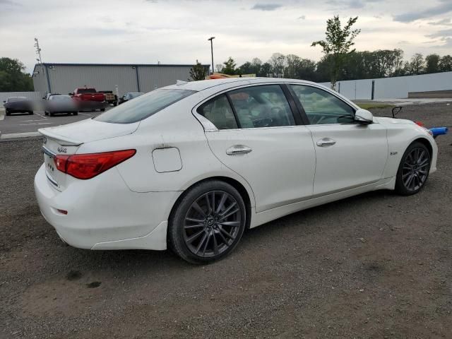 2016 Infiniti Q50 red Sport 400