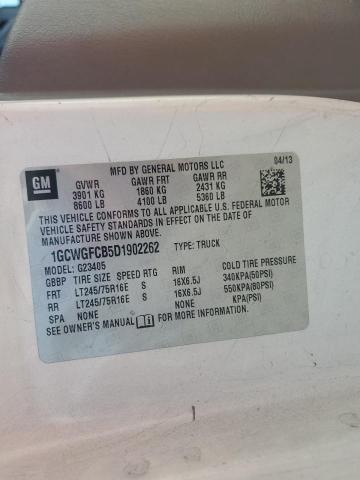 2013 Chevrolet Express G2500