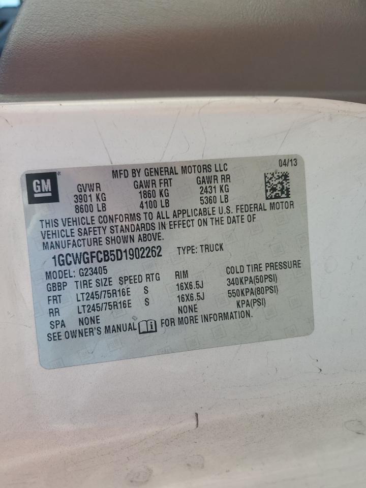 2013 Chevrolet Express G2500