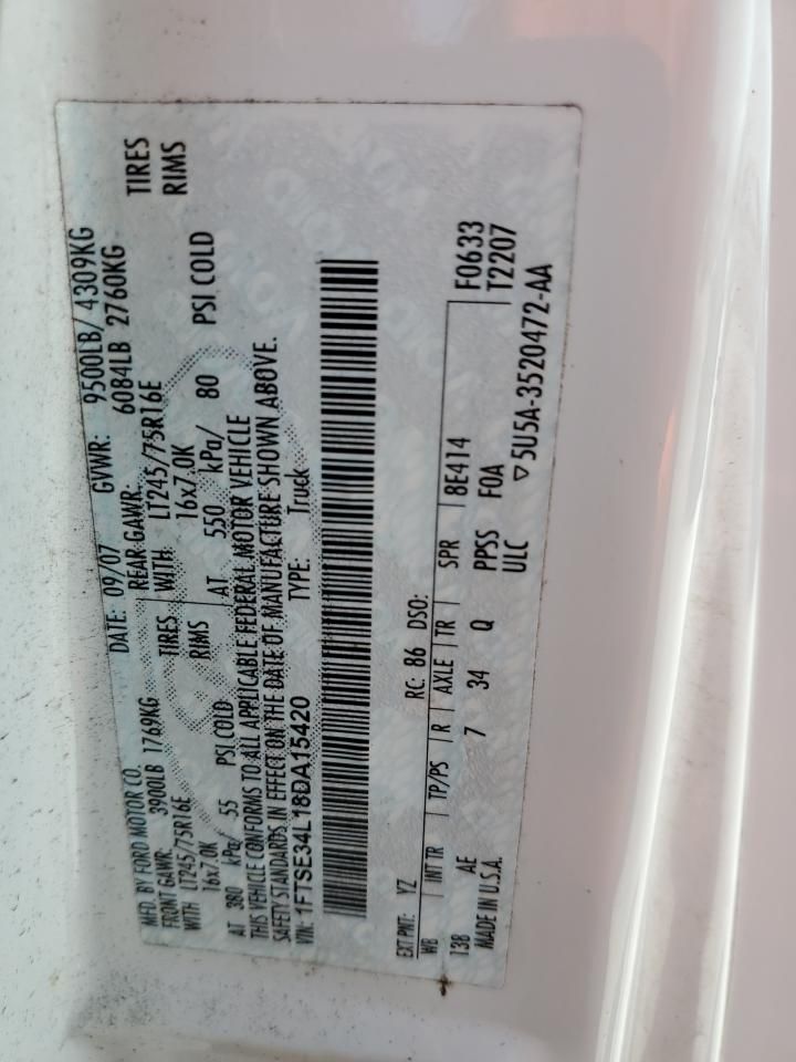 2008 Ford Econoline E350 Super Duty Van