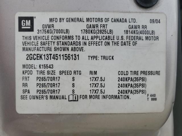 2005 Chevrolet Silverado K1500