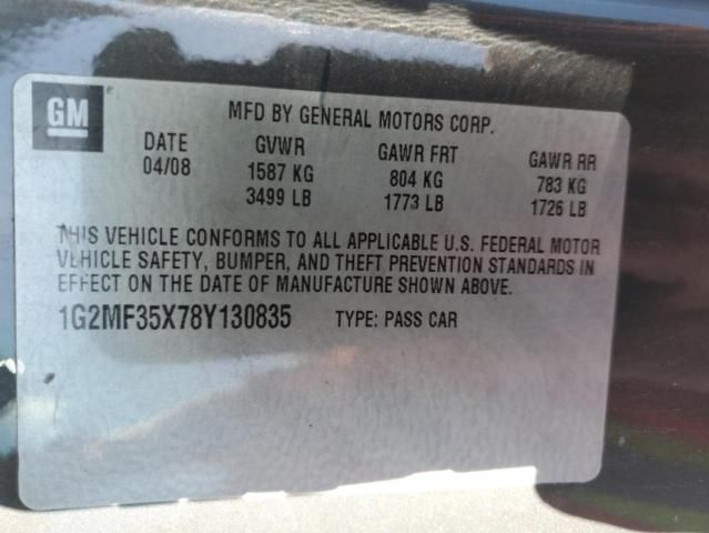 2008 Pontiac Solstice GXP