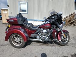 Salvage motorcycles for sale at Duryea, PA auction: 2015 Harley-Davidson Flhtcutg TRI Glide Ultra