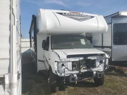Salvage trucks for sale at Elgin, IL auction: 2024 Ford Econoline E450 Super Duty Cutaway Van