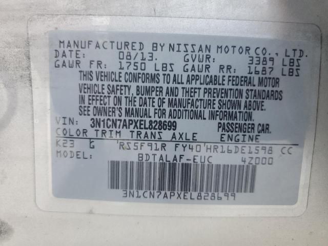 2014 Nissan Versa S