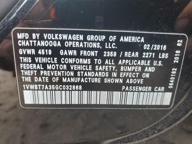 2016 Volkswagen Passat SE